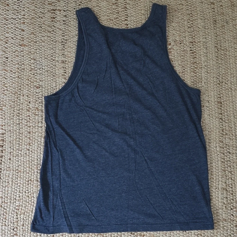Element Blue Tank with Yellow Design - Picture 3 of 3